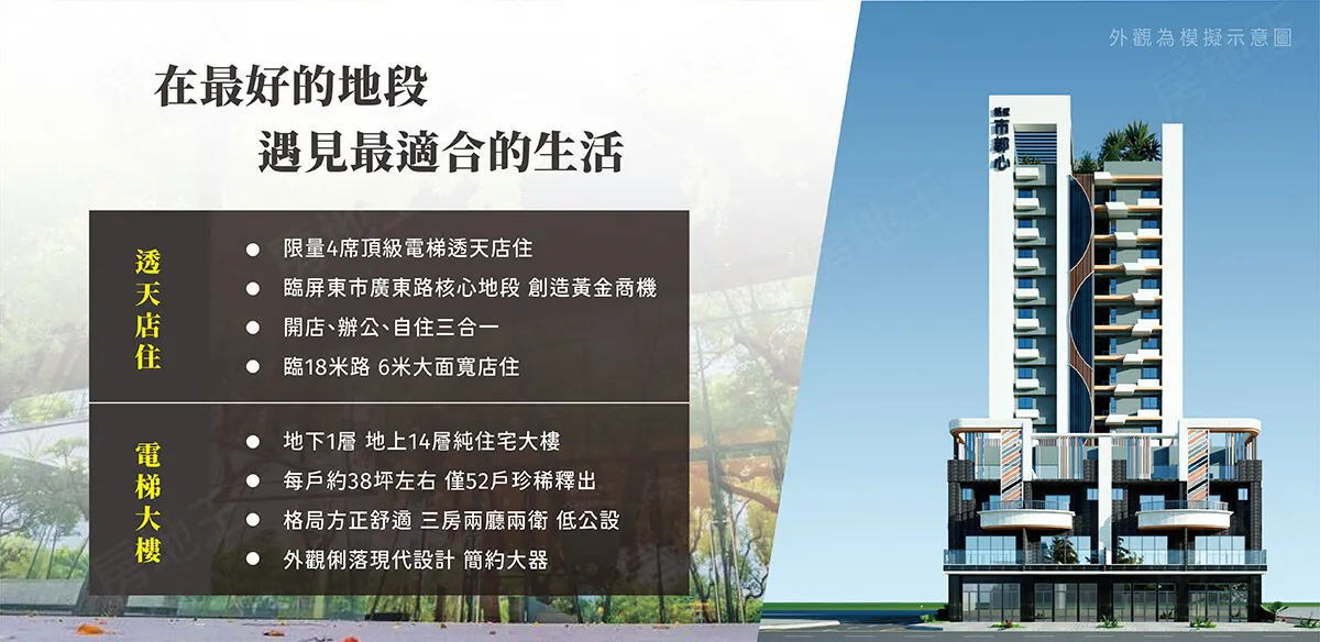 鉅成市都心－電梯透天建案圖輯 2